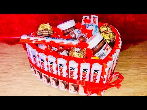 Coffret cadeau au chocolat Kinder, le panier cadeau Cameroon