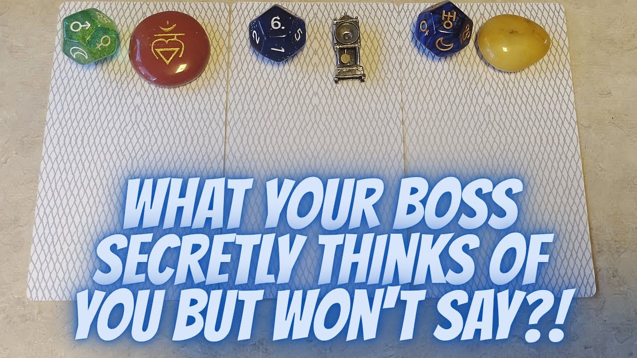 What Does Your Boss Secretly Think About You But Won't Say? 🤭🤫🤯 | Psychic Pick A Card Tarot Reading🔮