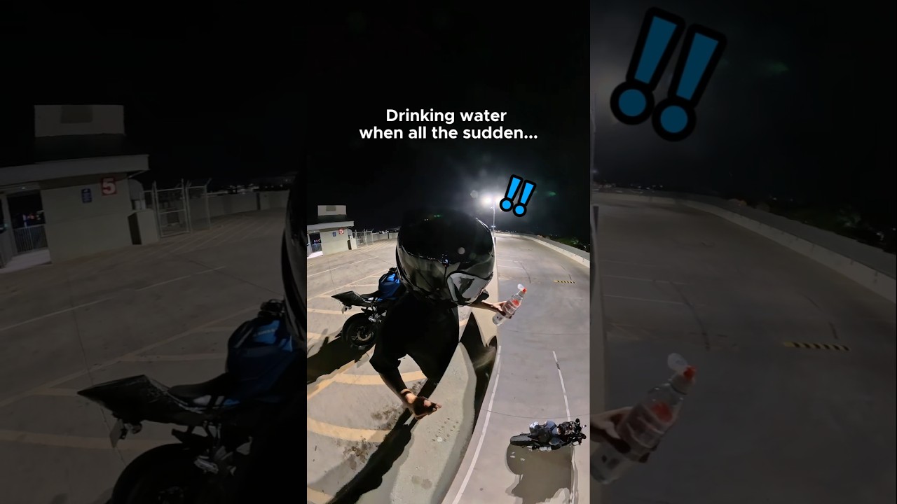 He looked thirsty.....#biker #motorcycle