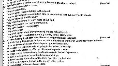 CRE KCSE PAPER 1 REVISION 13 