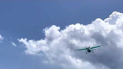 Airplane landing in Maho Beach, St Maarten