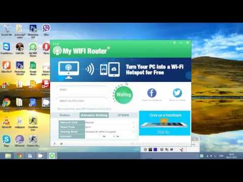 Turn your pc into wifi hotspot