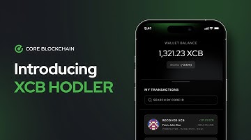 XCB HODLER - Core Coin’s App