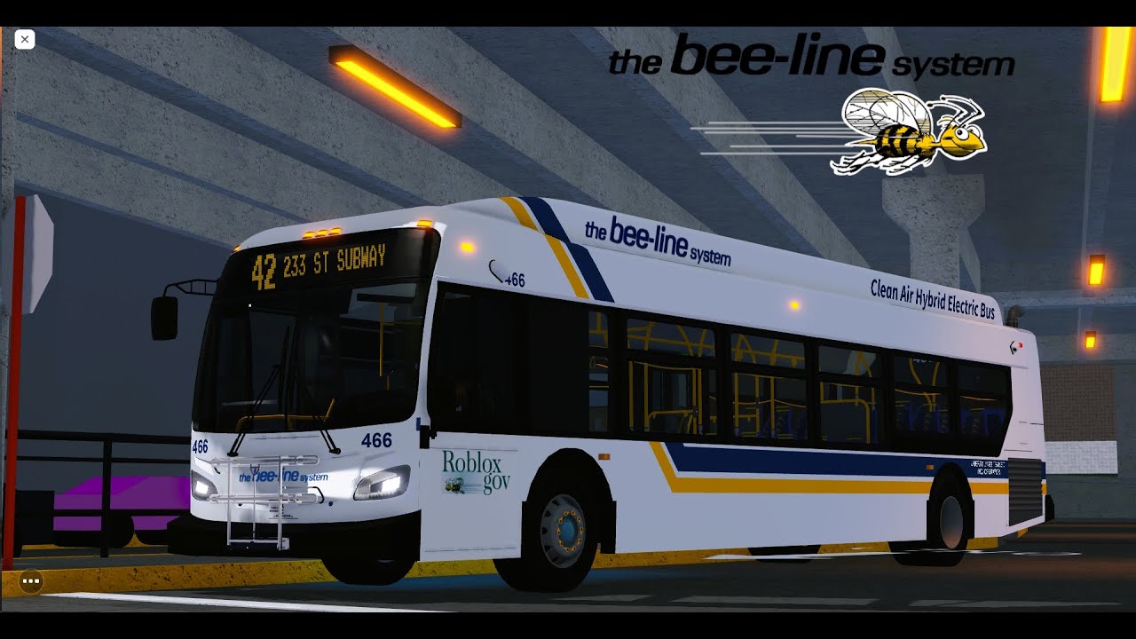 Bee Line: Driving 2022 New Flyer XDE40 Hybrid on 42 to 233rd Street (2 ...