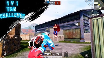 My friend challenged me for a 1v1 TDM | Then this happened? | PUBG MOBILE