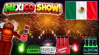 Country Themed Firework Show Mexico Fireworks Playground Roblox.