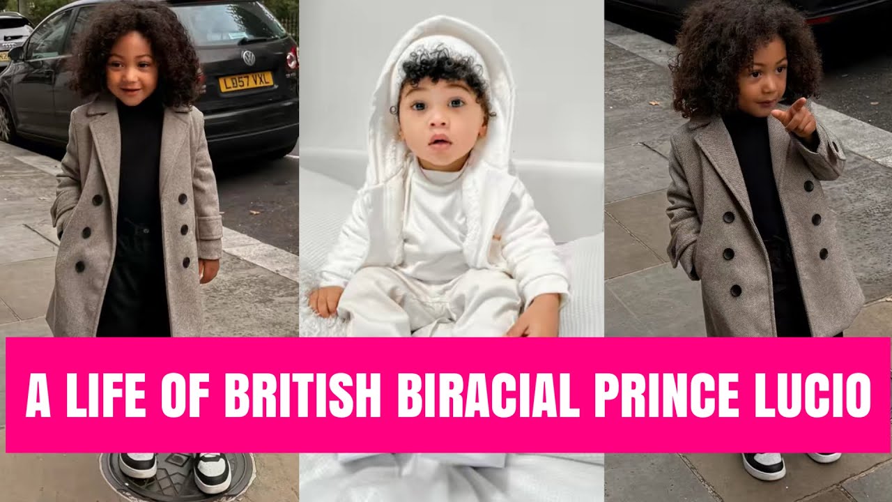 Британский 🇬🇧Межрасовый принц-ребенок, модель чернокожей женщины и белого мужчины - Смотрите 