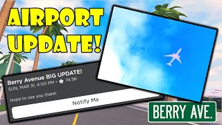 ✈AIRPLANE FOUND IN BERRY AVENUE 🏠 RP + AIRPORT UPDATE [] ROBLOX