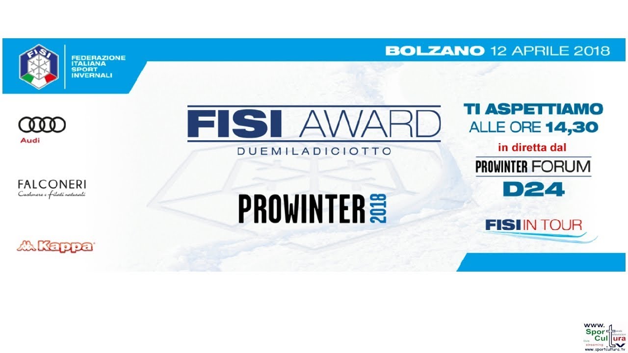 FISI AWARD DUEMILADICIOTTO