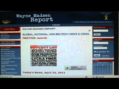 Wayne Madsen Report April 24th 2011