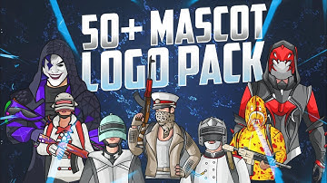 50+ Mascot Logo Pack Zip By Nexolt PUBG Character Custom Logo Pack Ft. AMLIT CRAZY FRAZY TECH BOY