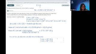 Finding Density from an FCC or BCC Lattice Constant