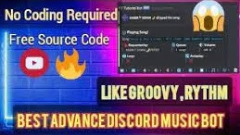 ADVANCE MUSIC BOT WITH SLASH COMMAND | Advanced Music Bot |bot source code | MaxziPlayz