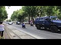 Vladimir Putin's motorcade in Vienna