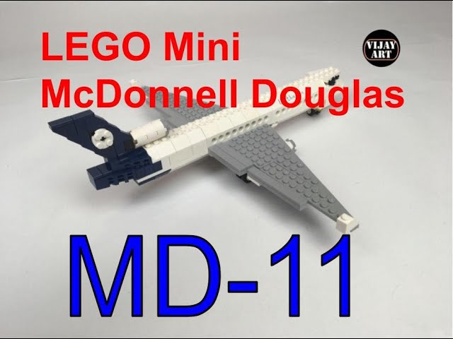 format overlap Industriel LEGO Lufthansa Mini McDonnell Douglas MD-11 - YouTube