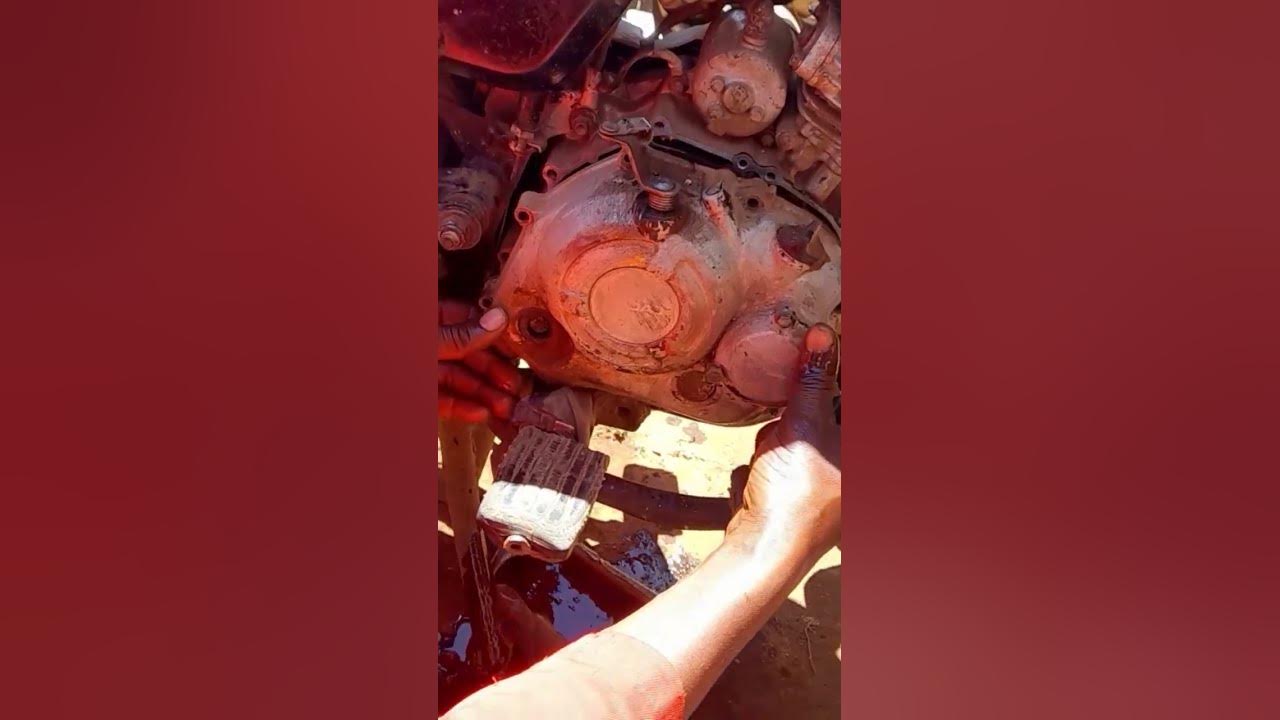 how to remove side cover from the engine 🤔 - YouTube