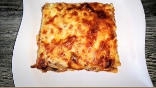 ألذ لازانيا على طريقة المطاعم الايطالية مذاقها لا يقاوم lasagne classica con ragù Lasagne