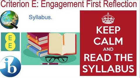 Criterion E- Engagement First Reflection