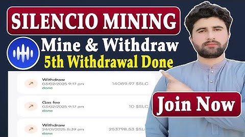 Silencio Mining 5th Withdrawal Complete | Silencio Verified Mining App | Rizwan Baloch 2.0