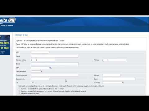 Como se tornar usuário do Receita/PR para solicitar NFAe de MEI PR