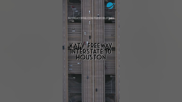 The Widest Freeway In The US - I-10 #traffic #texas #houston #neworleans #usa #america #cars #truck