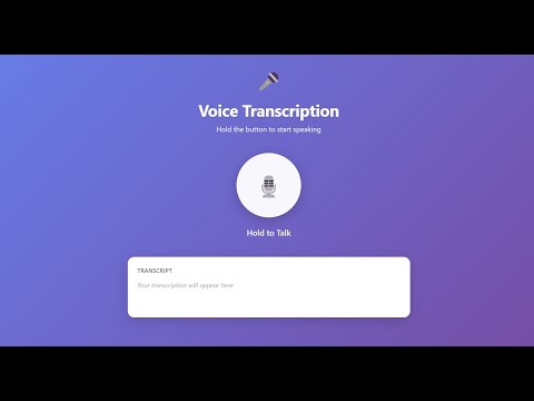 Real-Time Voice to Text Desktop App using Tauri(Rust), React & Deepgram