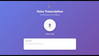Real-Time Voice to Text Desktop App using Tauri(Rust), React & Deepgram