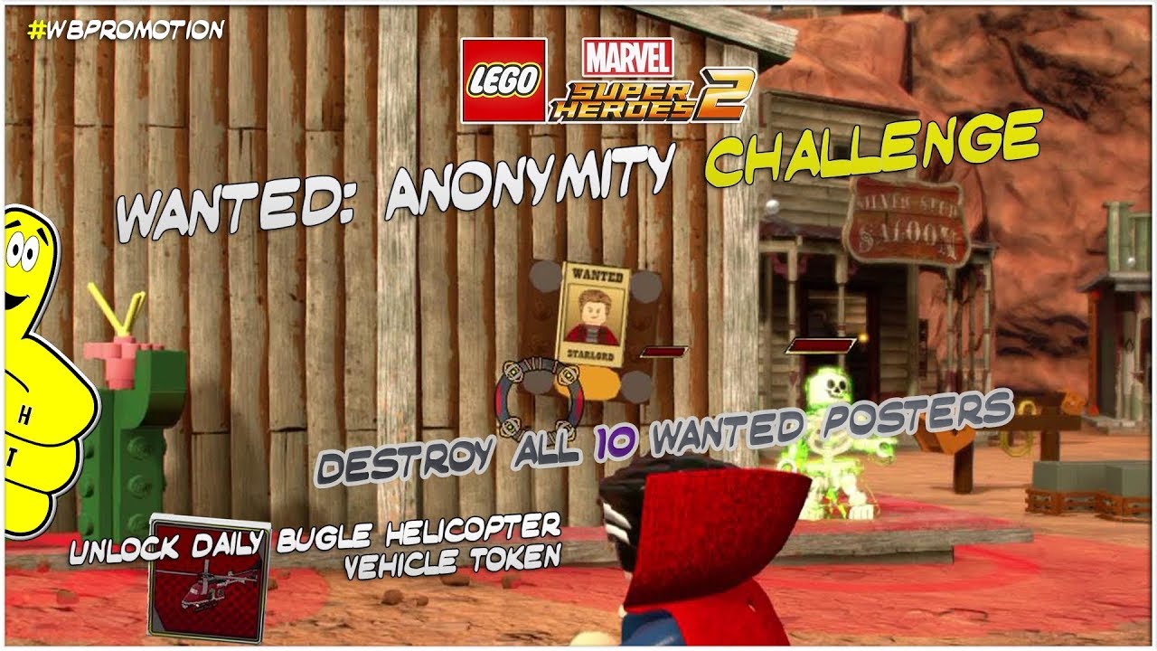 Ligegyldighed Temerity Bær Lego Marvel Superheroes 2: Wanted Anonymity Challenge - HTG - YouTube