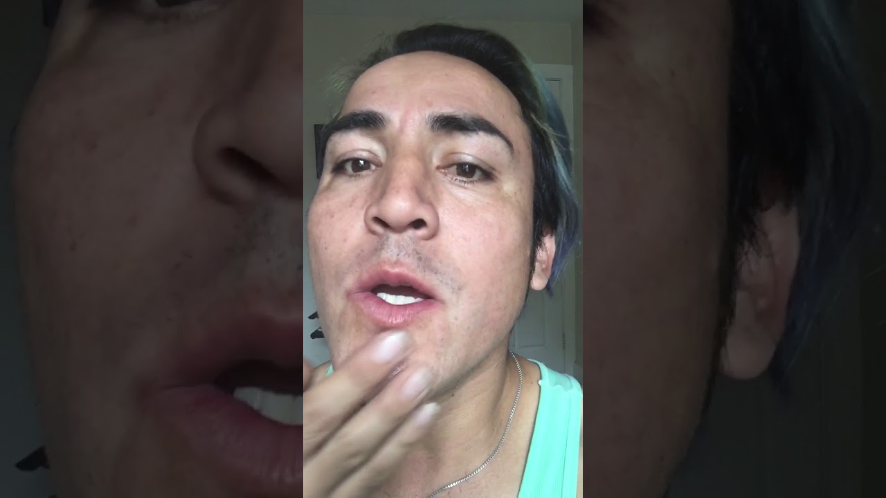 Depilación de bigote y barba a pura pinza auch duele! - YouTube
