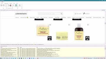 Scraping www.lookfantastic.de Product Data | Name, Price, Image, URL