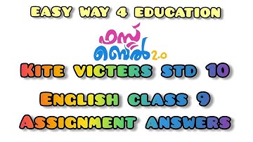 Itsvicters grade 10 english class 9 assignment answers