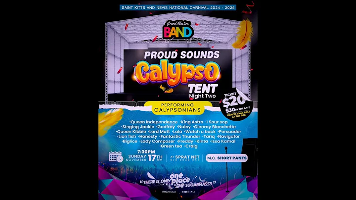 Grand Masters Band- Proud Sound Calypso Tent Night 2 (Sprat Net- St.Kitts)