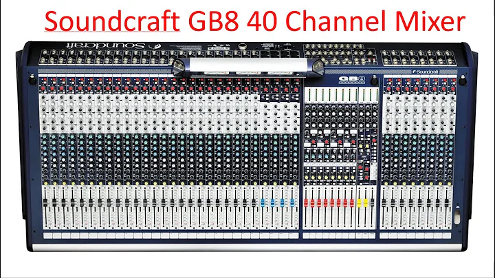 #soundcraft#GB8 Soundcraft GB8 40 channel Mixer review gb8 soundcraft mixer gb8 soundcraft part 1