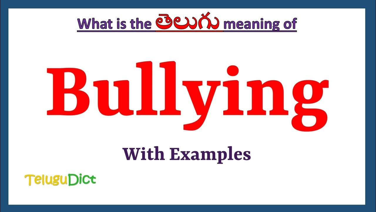 Bullying Meaning In Telugu Bullying In Telugu Bullying In Telugu bullying-meaning-in-telugu-bullying-in-telugu-bullying-in-telugu