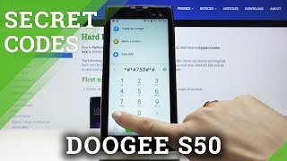 Secret Codes for DOOGEE S50 – Testing Menu / Service Mode