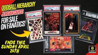 Rare Gem Mint Jordan Hierarchy BGS 9.5 Inserts End This Sunday on Fanatics Weekly Auction #223