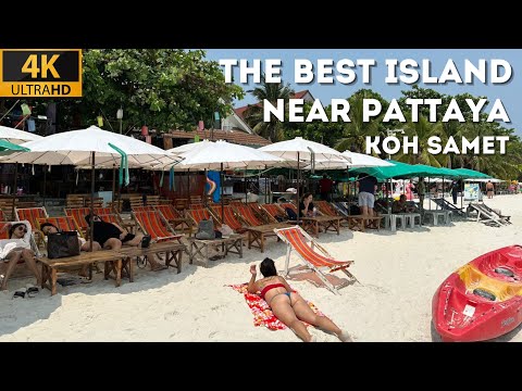 [4K] The Best Island Near Pattaya - Koh Samet Thailand March 2023
