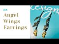 Angel Wings Chain Earrings - Annette RH Designs - Making Jewelry