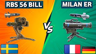 Swedish RBS 56 Bill VS French-German Milan Powerful ATGM