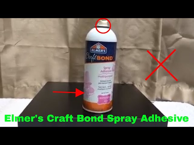 Elmer's Spray Adhesive Review-Bonds To Many Surfaces Easily 