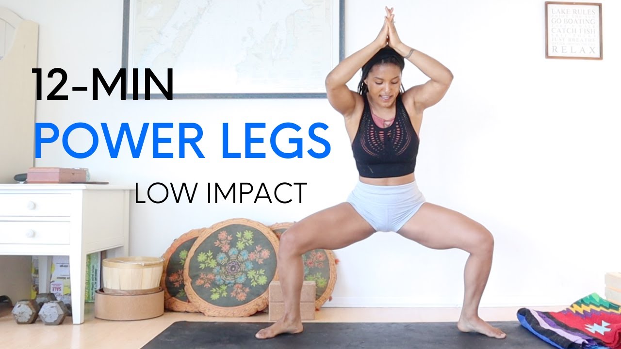 POWER LEGS Low Impact Home Workout Shaina Marie YouTube