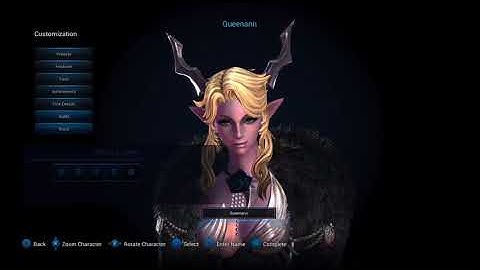 Tera (PS4 Pro) Character Creation !!! [Episode 1a] (Part 1)