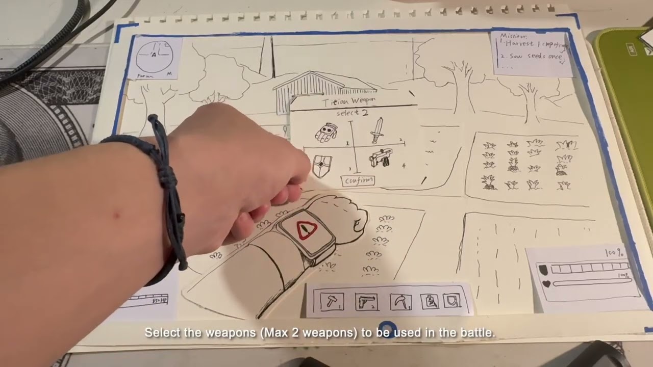 Game design A3 paper-demo