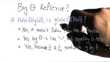 Big-Theta Reflexive - Intro to Algorithms