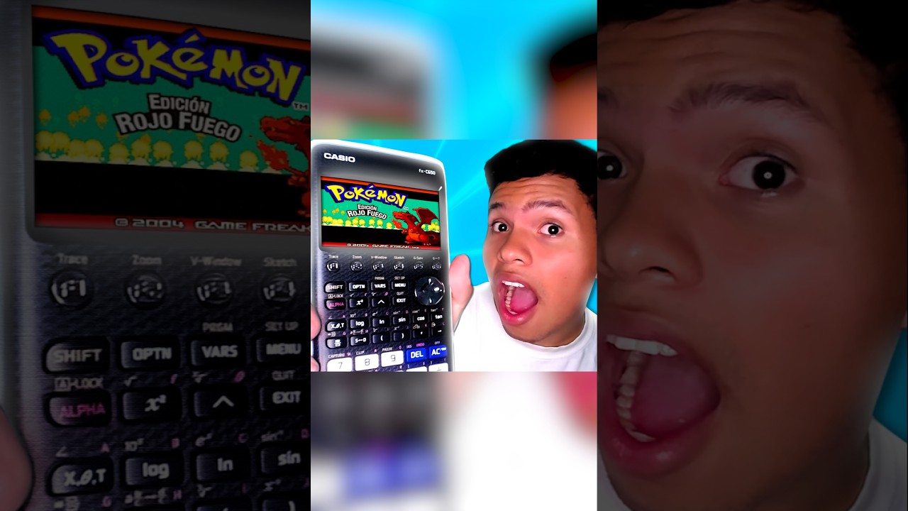 JUGUÉ POKÉMON en una CALCULADORA! #pokemon #technology