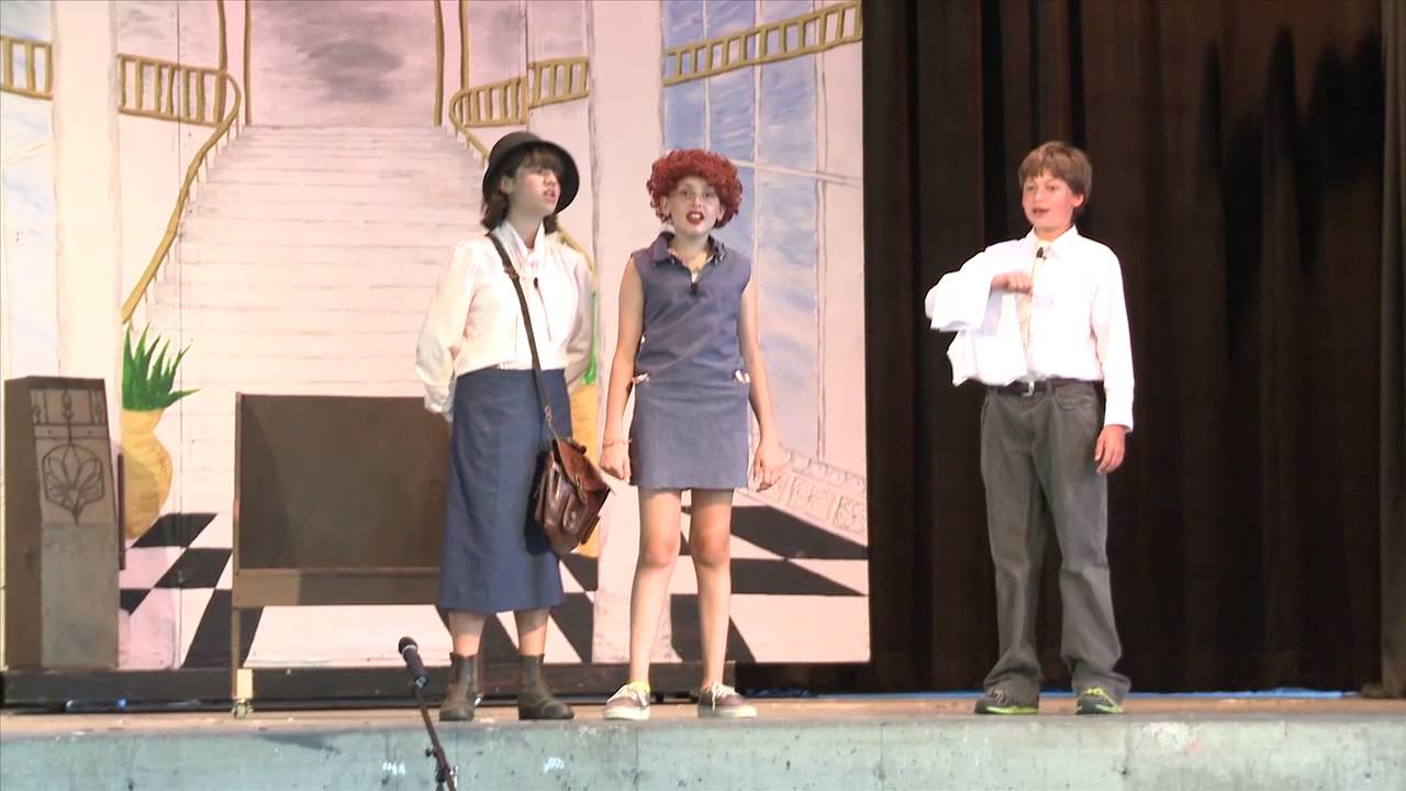 Theatre Show Annie Session 1 Camp Chateaugay 2013 YouTube