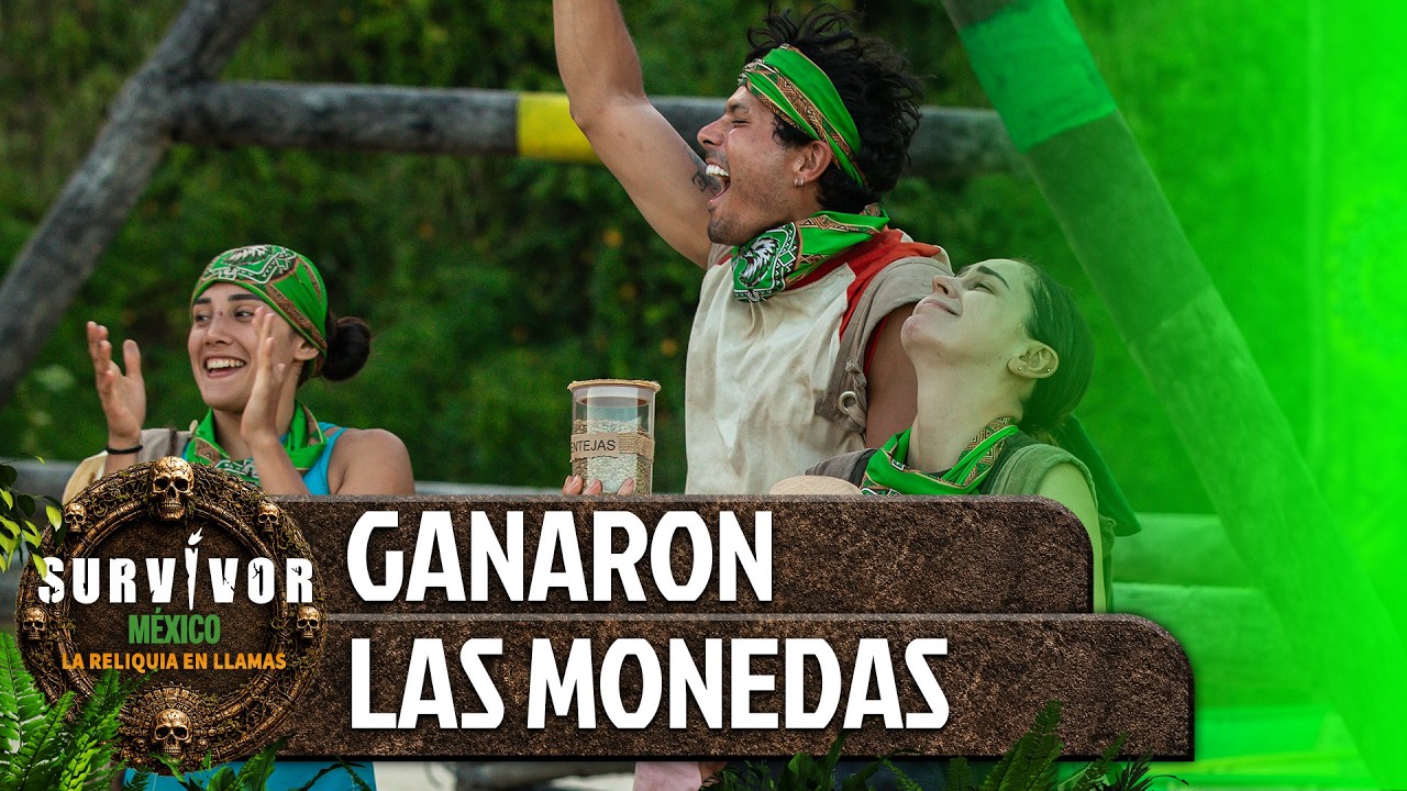 ¡Halcones ganan las monedas!🎉🪙 | Survivor México La Reliquia en Llamas🟢🌕