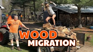 From Woodyard to Woodshed  The Spring Firewood Migration