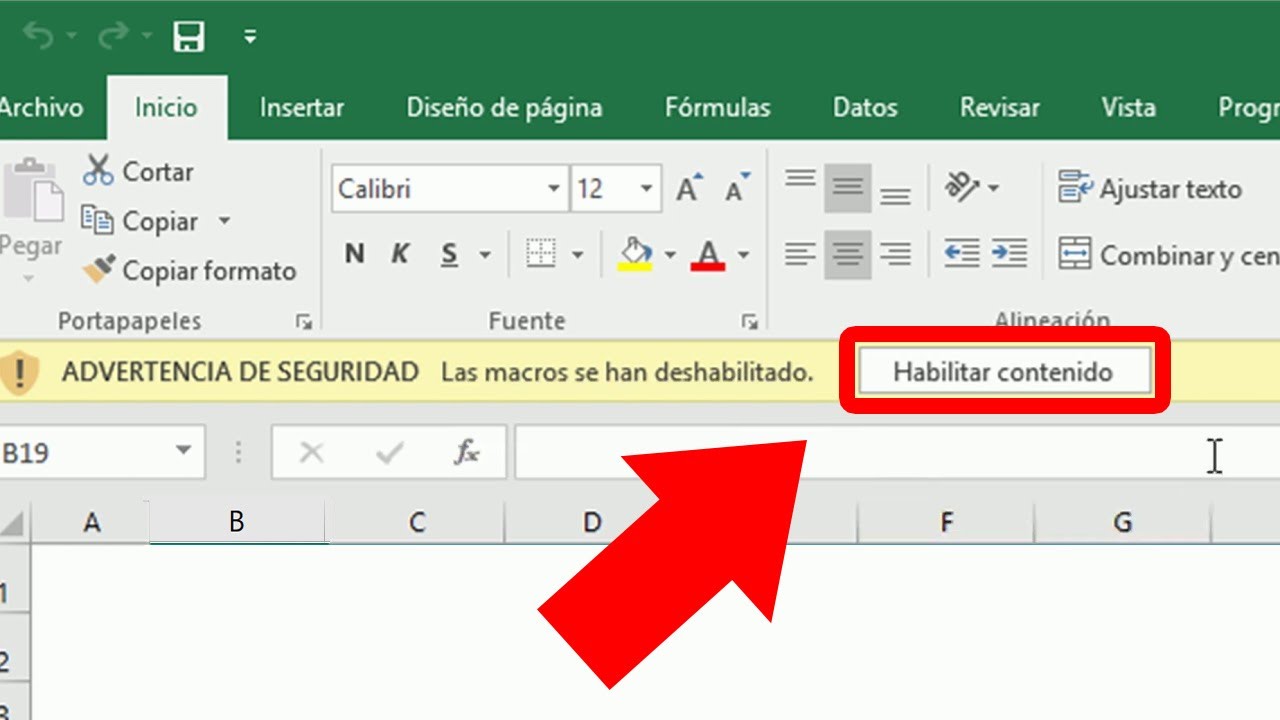 ¿Cómo habilitar las macros en tu Excel?