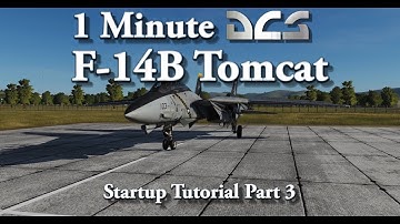 1 Minute DCS - F-14B Tomcat - Startup Tutorial Part 3